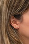 Heliophilia Silver Pendientes de Plata de Ley 925 con Baño de Oro y Circón